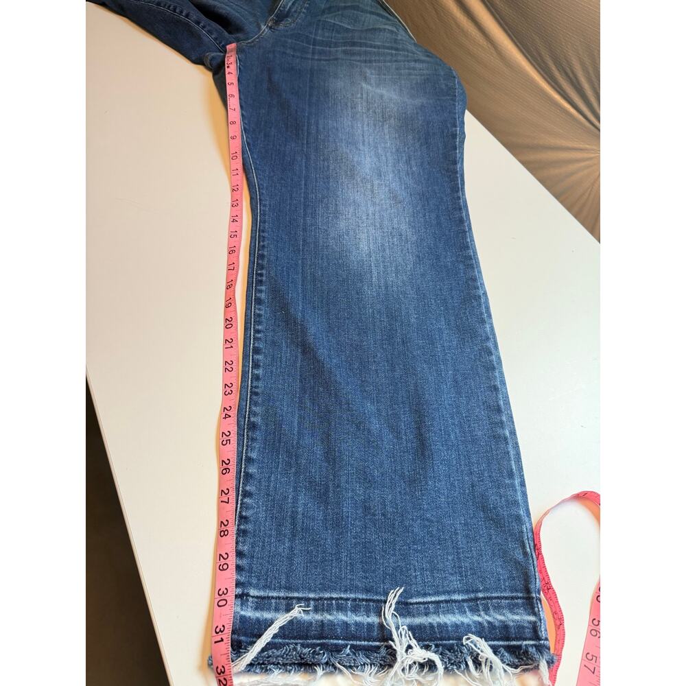 Judy Blue Womens Dad Jeans Size 22W Blue Stretchy Straight Leg High Rise - Picture 12 of 12